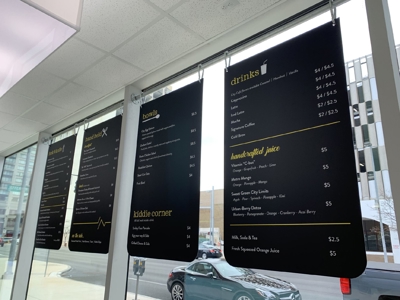 menu boards Photo