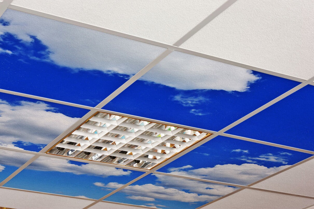 custom printed ceiling tile