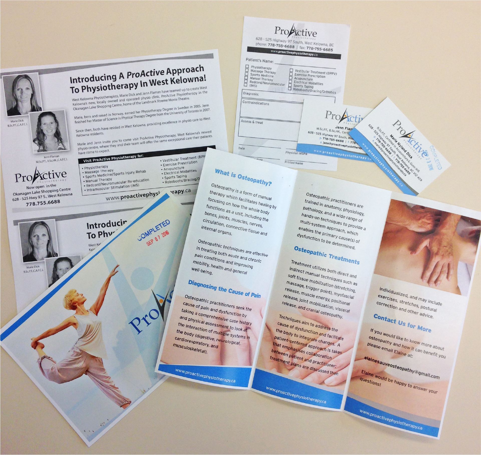 Pamphlets and Business Cards